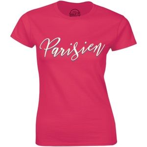 Parisien - Script Word Only On Women's Tee T-shirt
